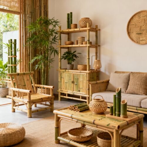 Bamboo House Decoration