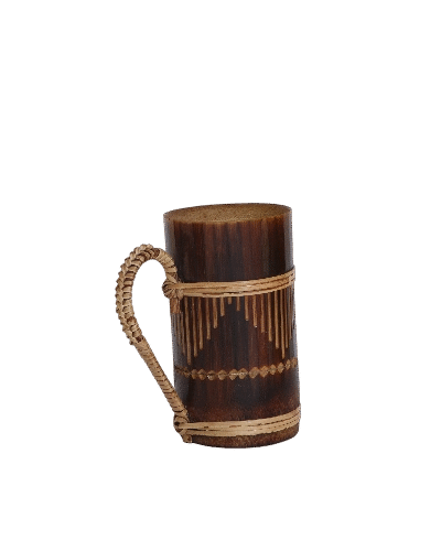 Rustic Bamboo Mug