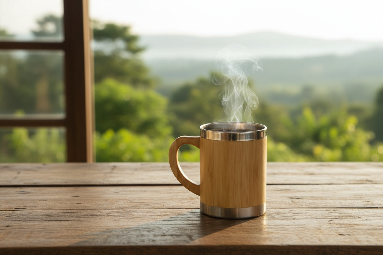 EcoSip Bamboo Hot Cup - Image 4