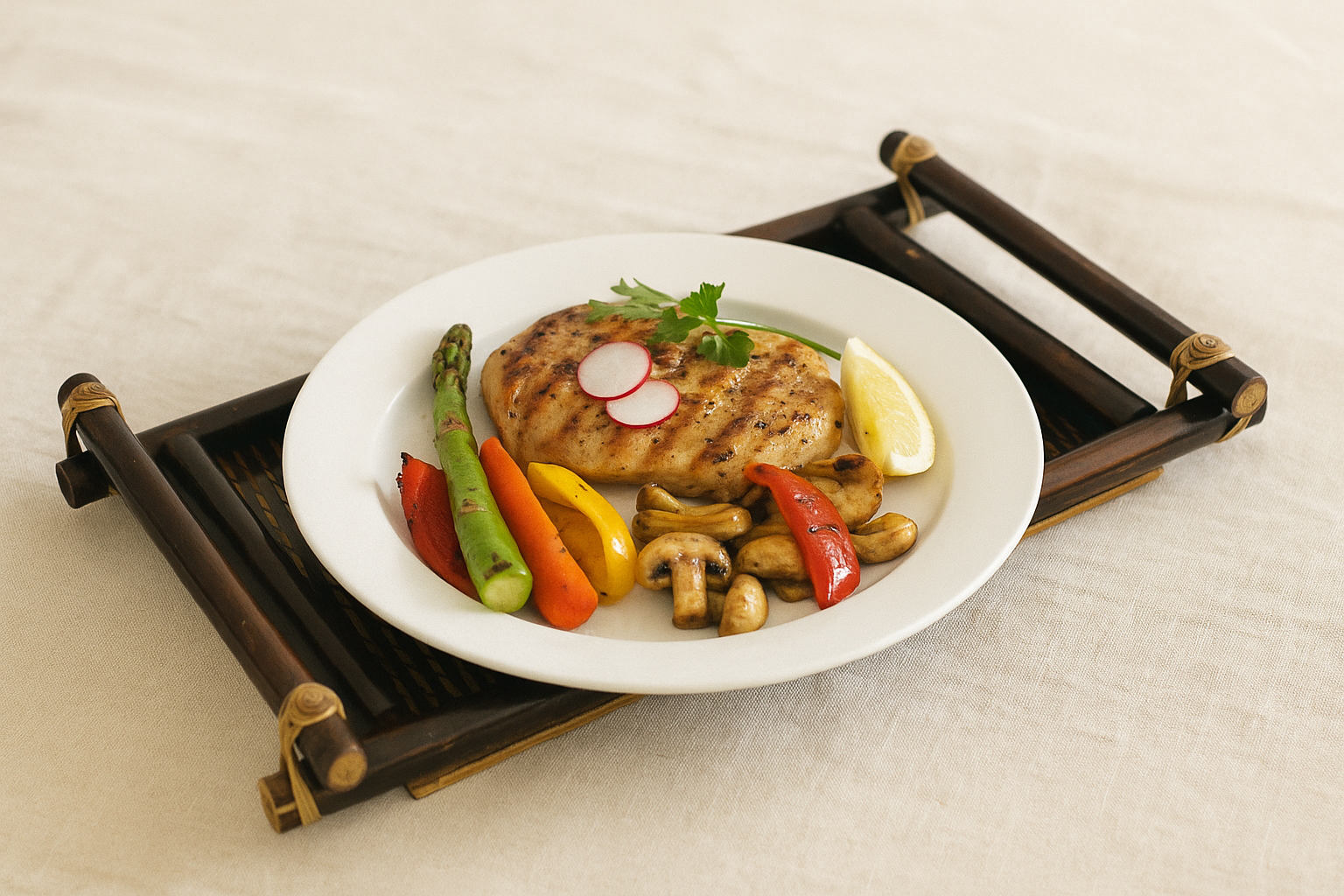 Eco Bamboo Serving Tray (Black) - Image 3