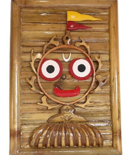 Divine Bamboo Jagannath Wall Hanging