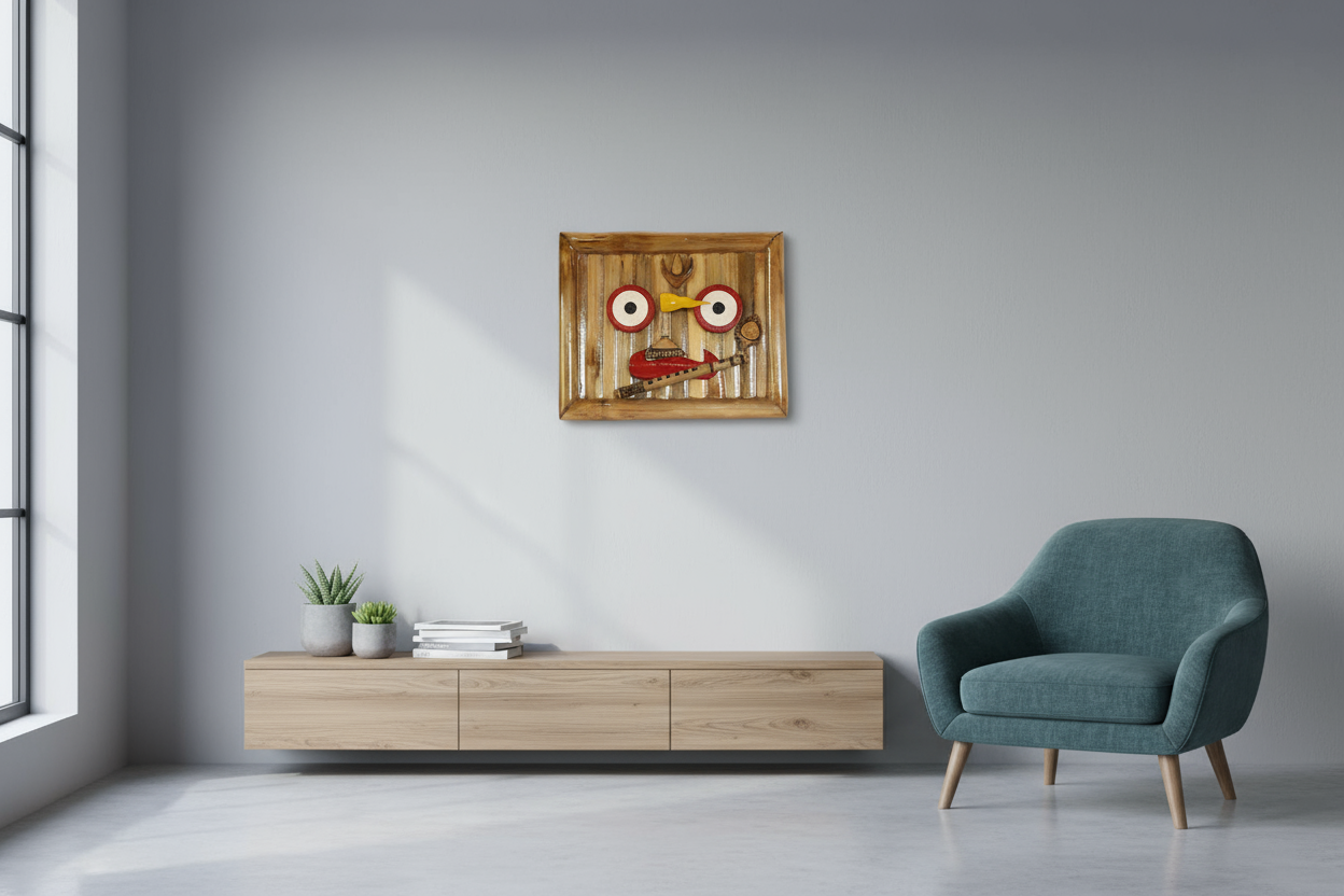 Wall Hanging Bamboo Lord Jagannath - Image 2